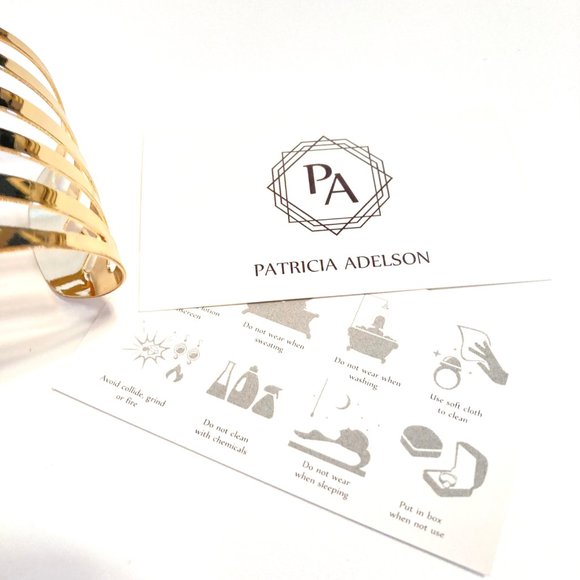 Gold Plated Bangle with Green Agate Stone - Picture 5 of 7